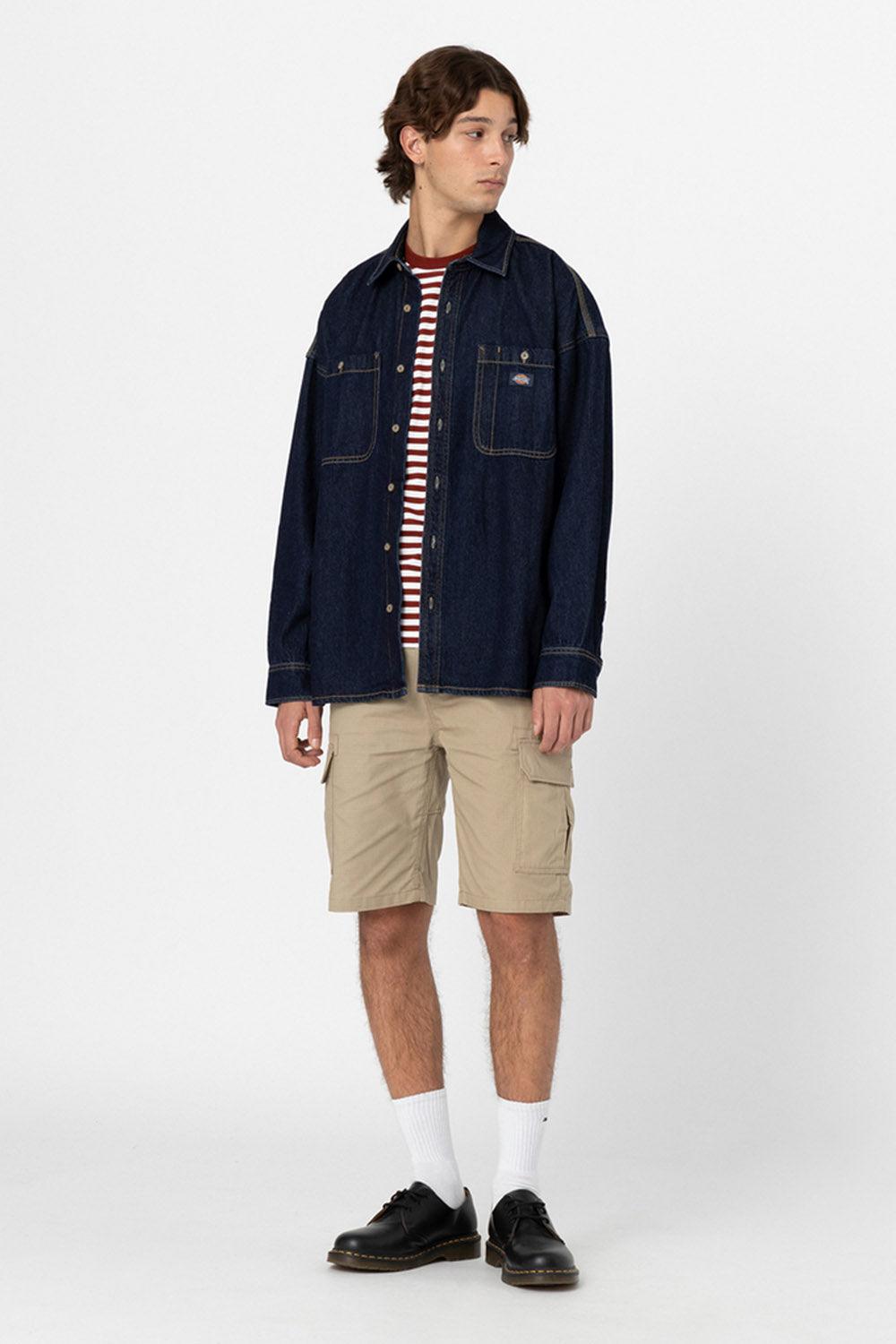 Dickies-Houston Shirt Rinsed-Gömlek-5-Milagron.com