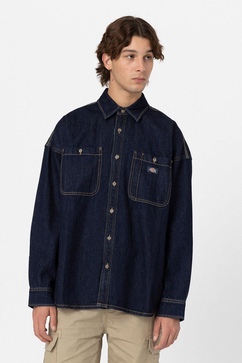 Dickies-Houston Shirt Rinsed-Gömlek-7-Milagron.com