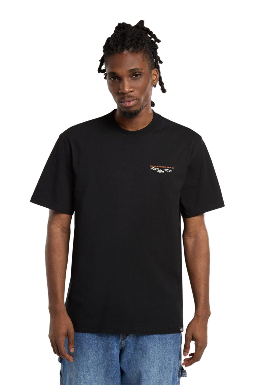 Dickies-Laryvillle Tee Ss Erkek Siyah T-Shirt-T-Shirts-2-Milagron.com