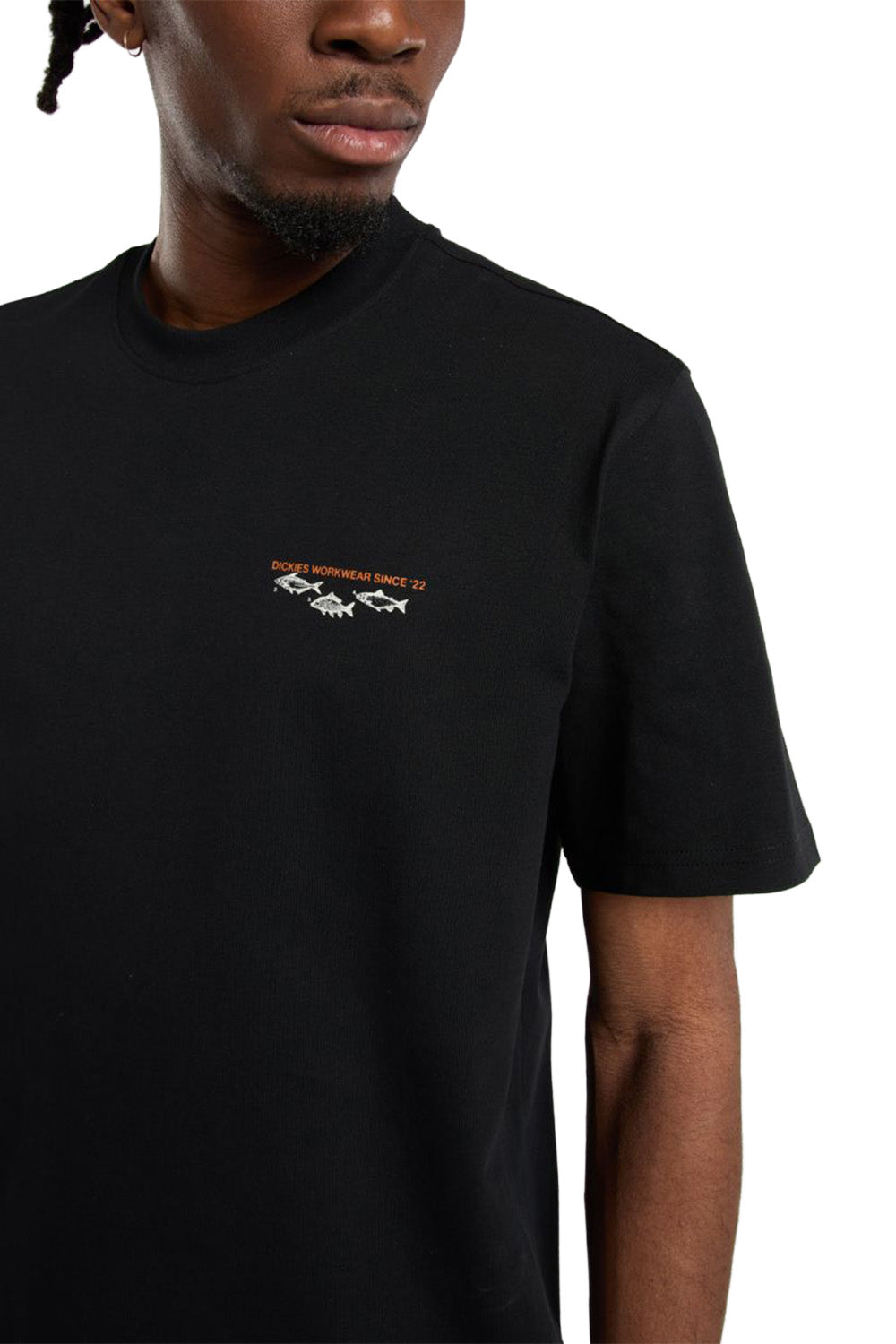 Dickies-Laryvillle Tee Ss Erkek Siyah T-Shirt-T-Shirts-4-Milagron.com