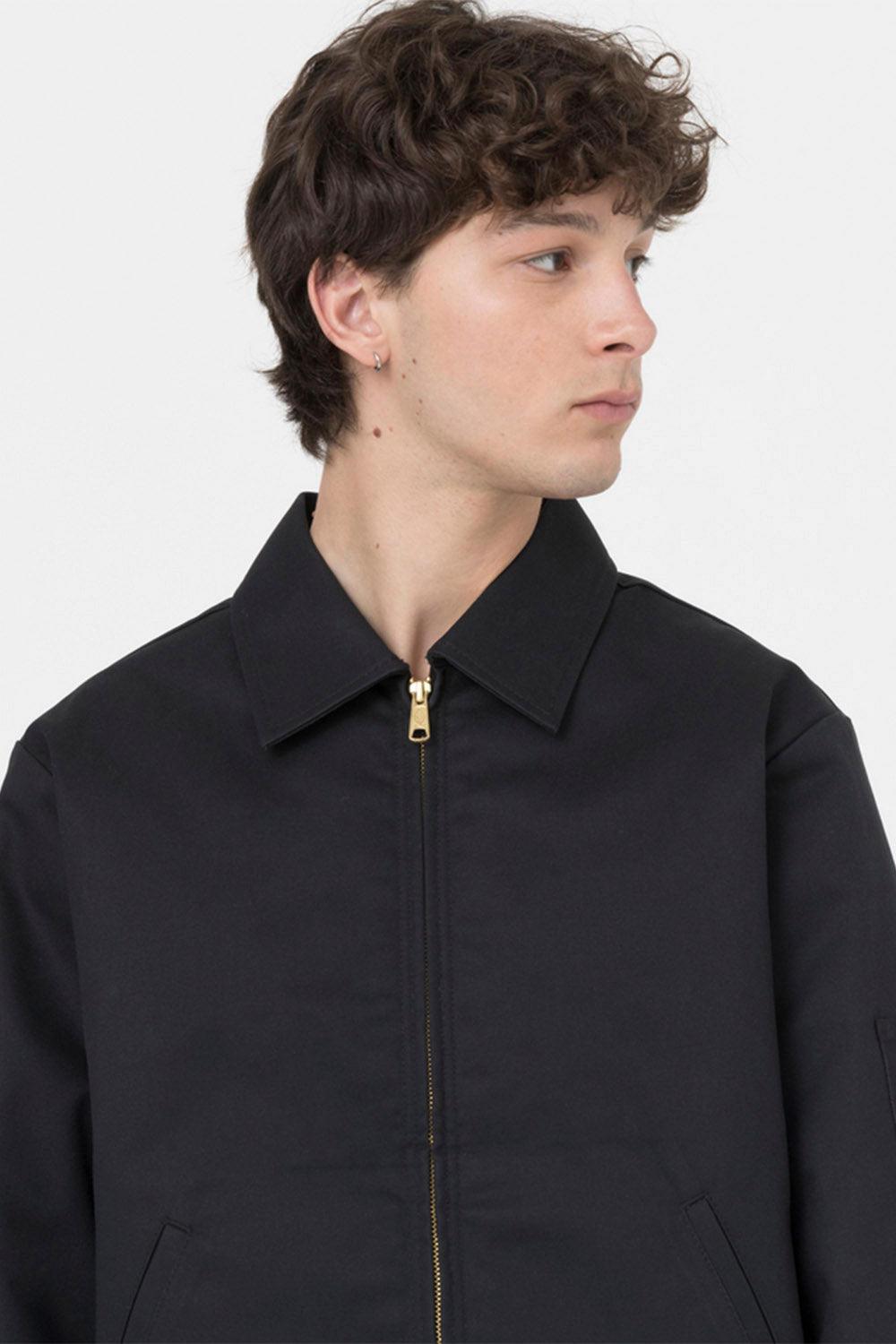 Dickies-Lined Eisenhower Jacket Rec Black-Deri Mont-3-Milagron.com