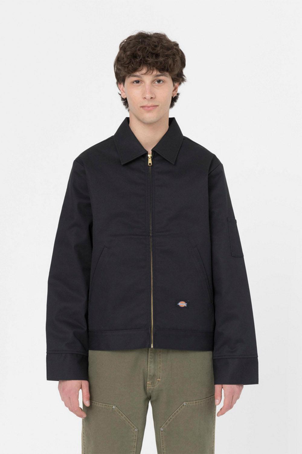 Dickies-Lined Eisenhower Jacket Rec Black-Deri Mont-4-Milagron.com