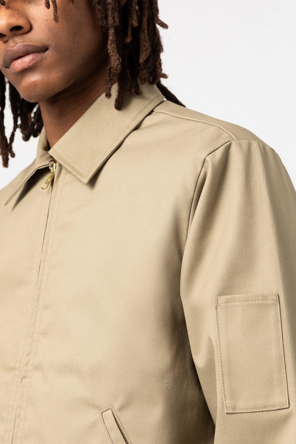 Dickies-Lined Eisenhower Jacket Rec Khaki-Deri Mont-3-Milagron.com