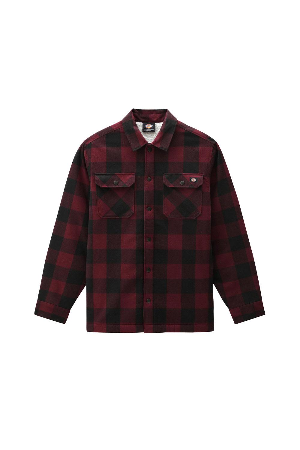 Dickies-Lined Sacramento Maroon-Gömlek-14-Milagron.com
