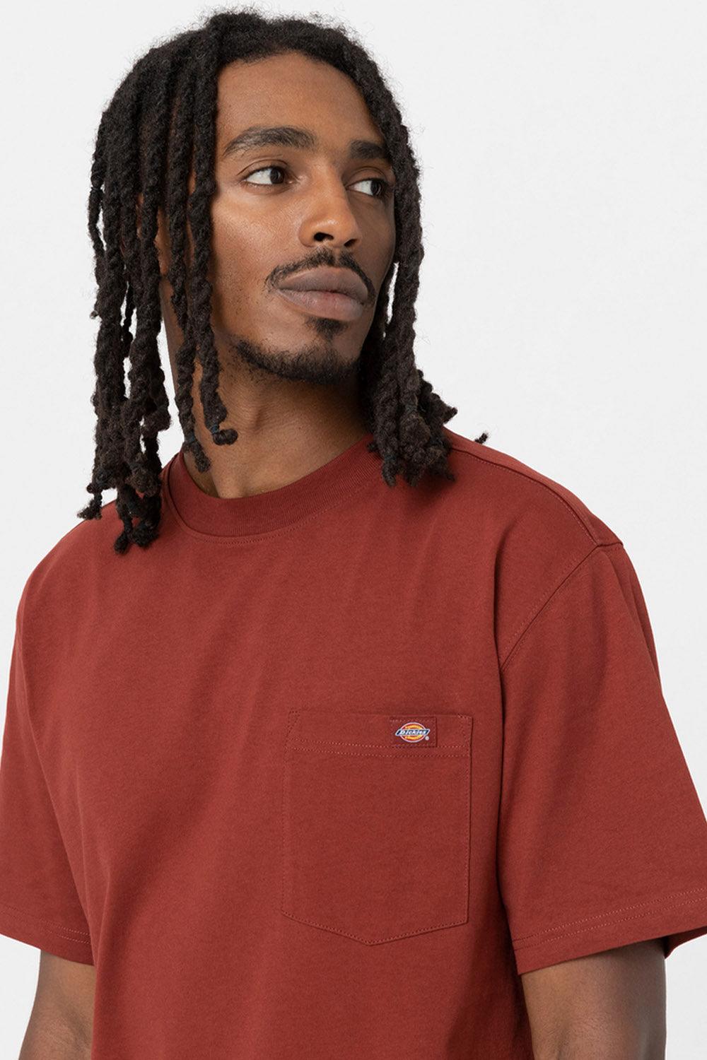 Dickies-Luray Pocket Tee SS Fired Brick-T-Shirts-3-Milagron.com