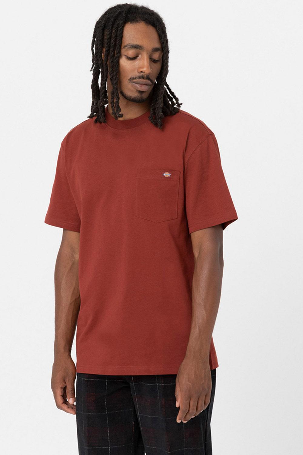 Dickies-Luray Pocket Tee SS Fired Brick-T-Shirts-5-Milagron.com