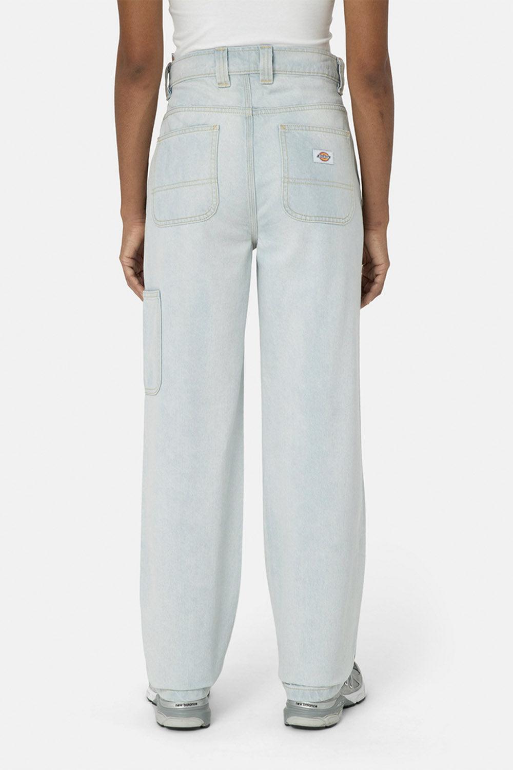 Dickies-Madison Double Knee Denim Ultra Light Wash-Kot Pantolon-2-Milagron.com