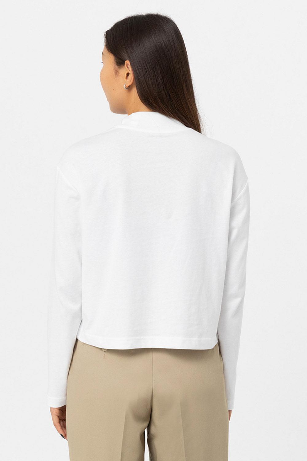 Dickies-Mapleton High Neck LS White-T-Shirts-2-Milagron.com