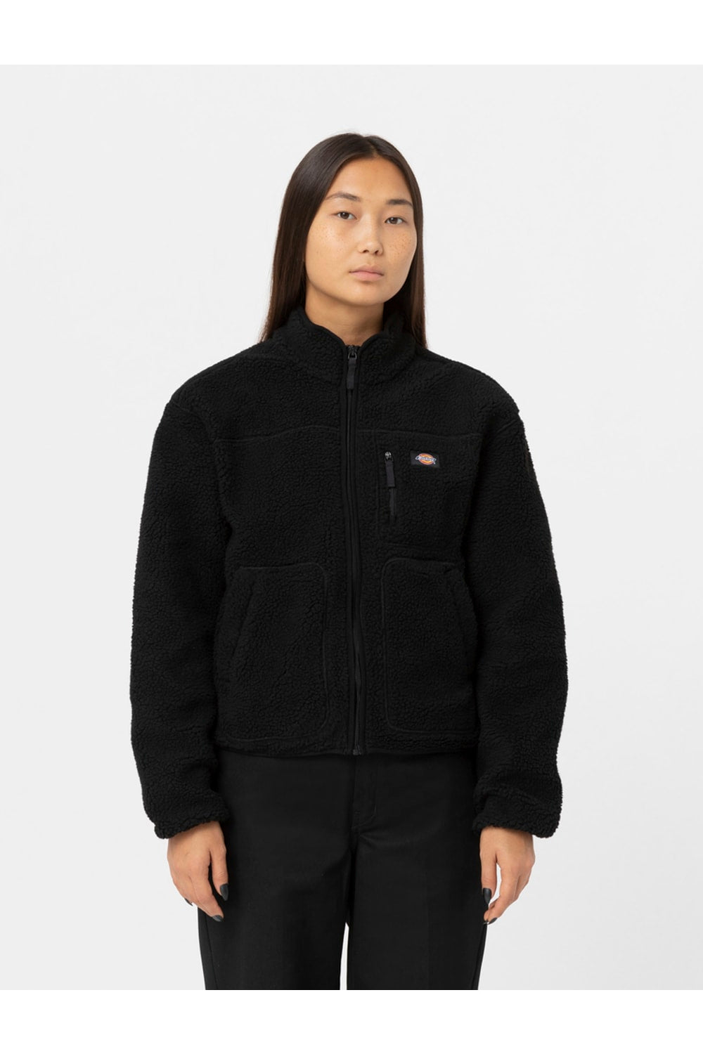 Dickies-Mount Hope Fleece W Black-Sweatshirts & Hoodies-1-Milagron.com