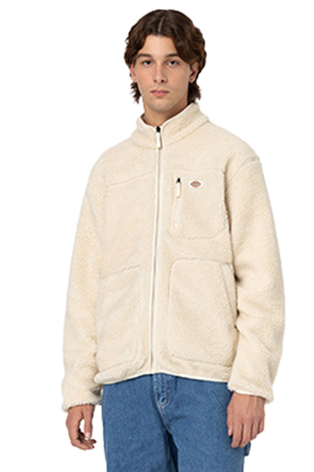 Dickies-Mount Hope Fleece Whitecap Gray-Sweatshirts & Hoodies-1-Milagron.com