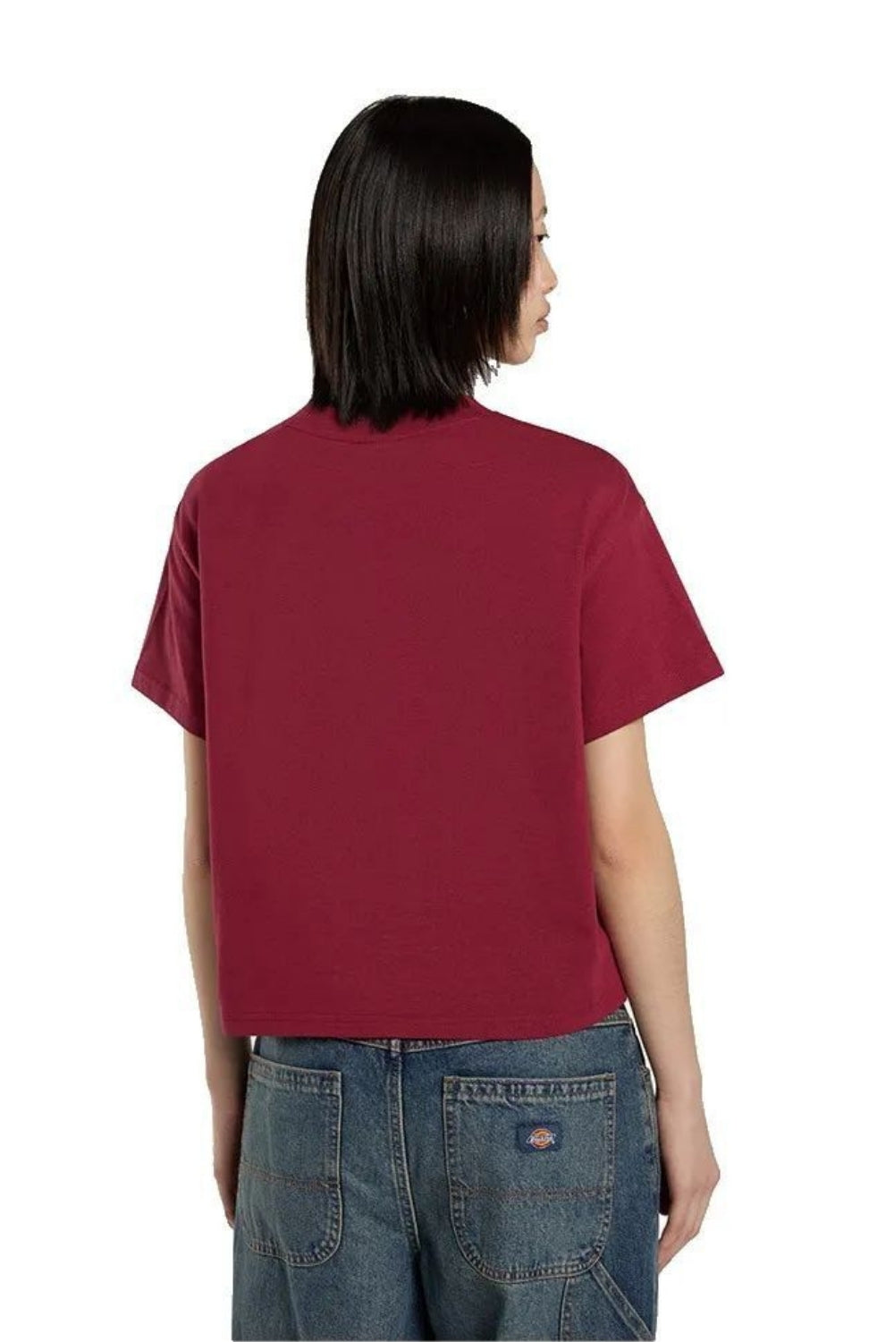 Dickies-Oakport Boxy SS Tee Tibetan Red-T-Shirts-2-Milagron.com