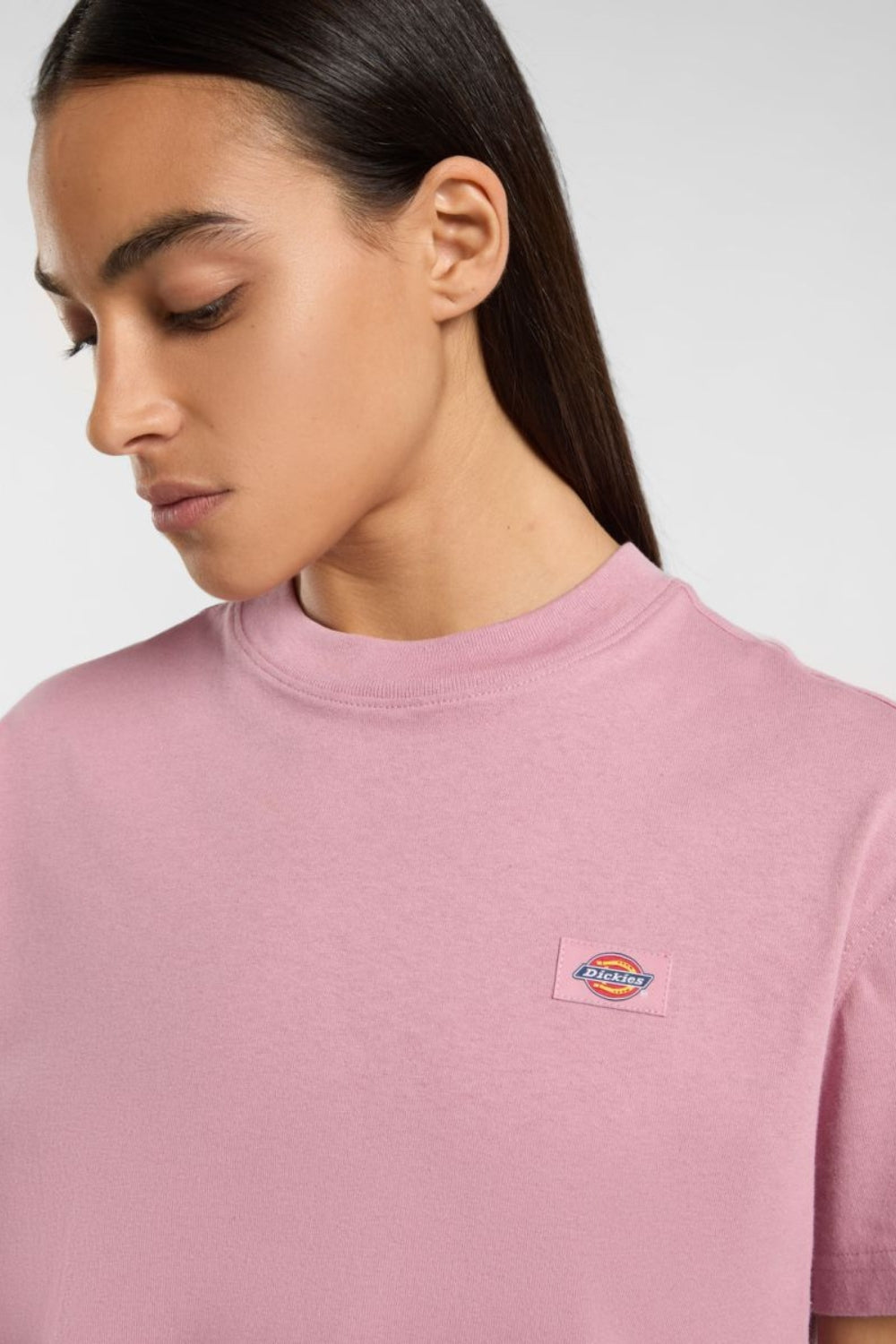 Dickies-Oakport Boxy Ss Tee Lilac-T-Shirts-4-Milagron.com