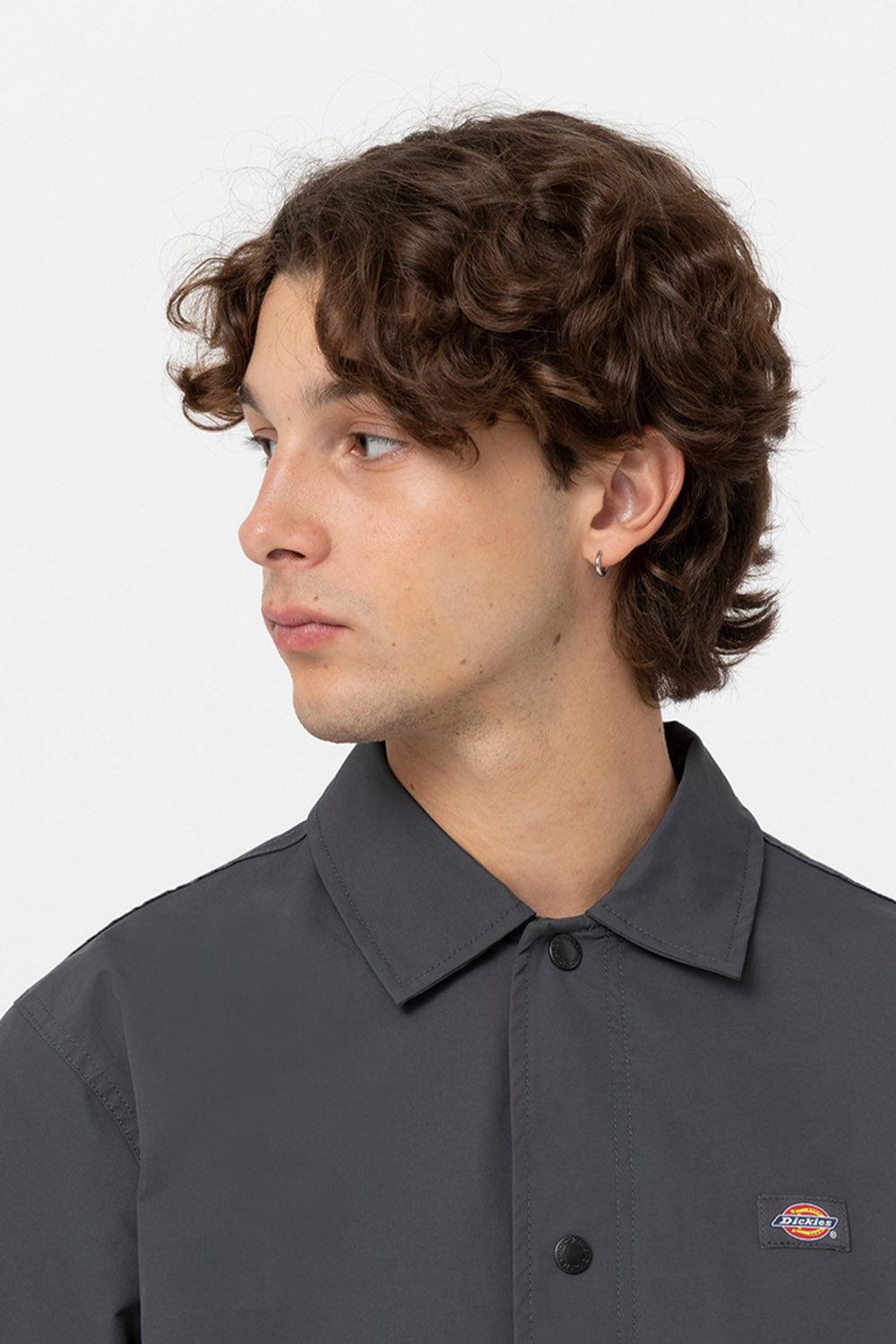 Dickies-Oakport Coach Charcoal Grey-Ceket-4-Milagron.com