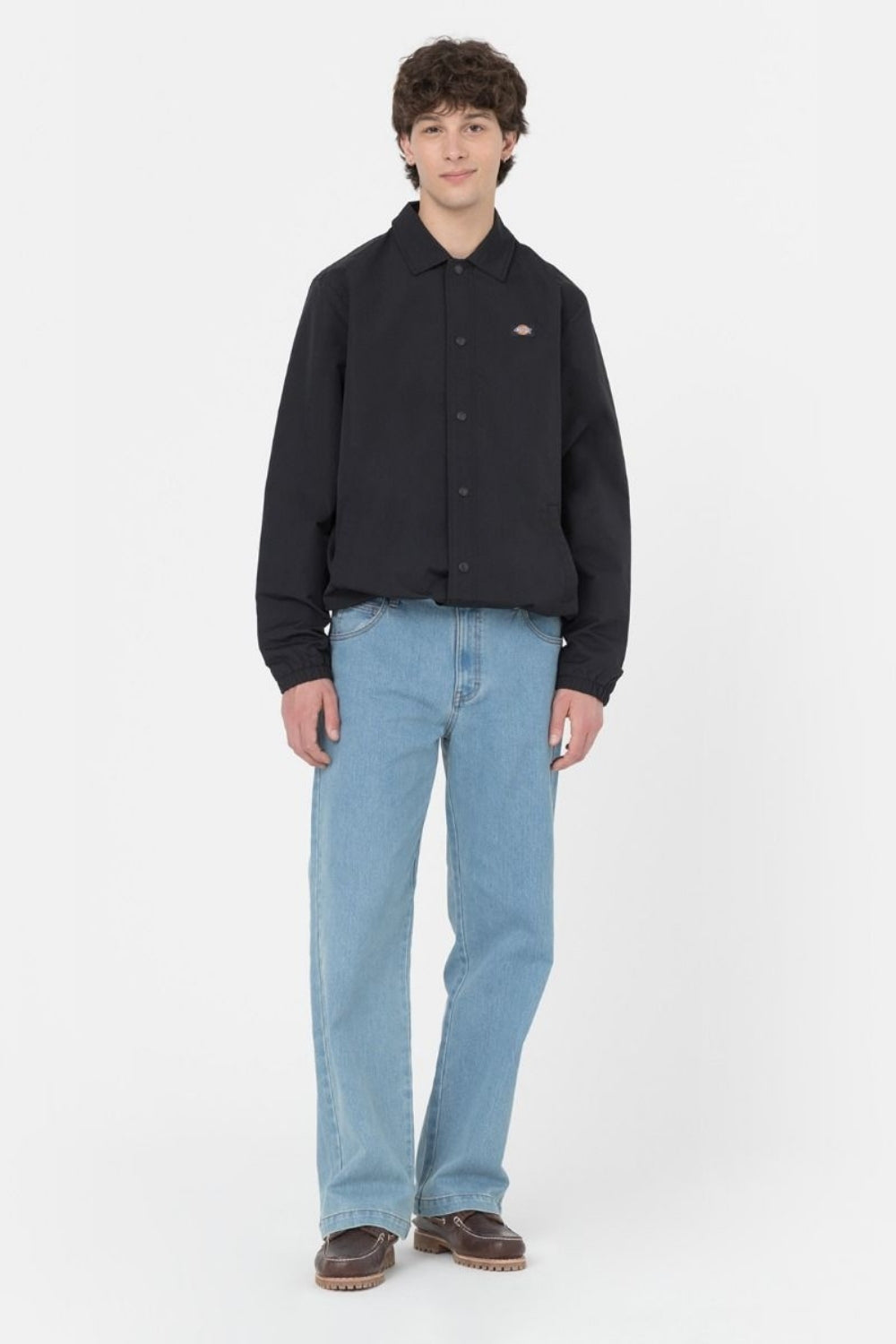 Dickies-Oakport Coach Jacket Black-Ceket-1-Milagron.com