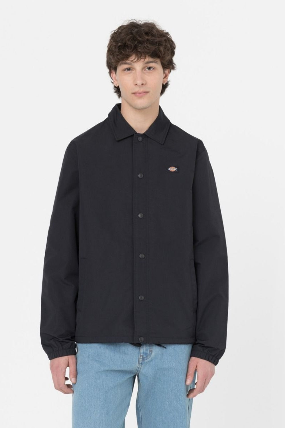Dickies-Oakport Coach Jacket Black-Ceket-2-Milagron.com