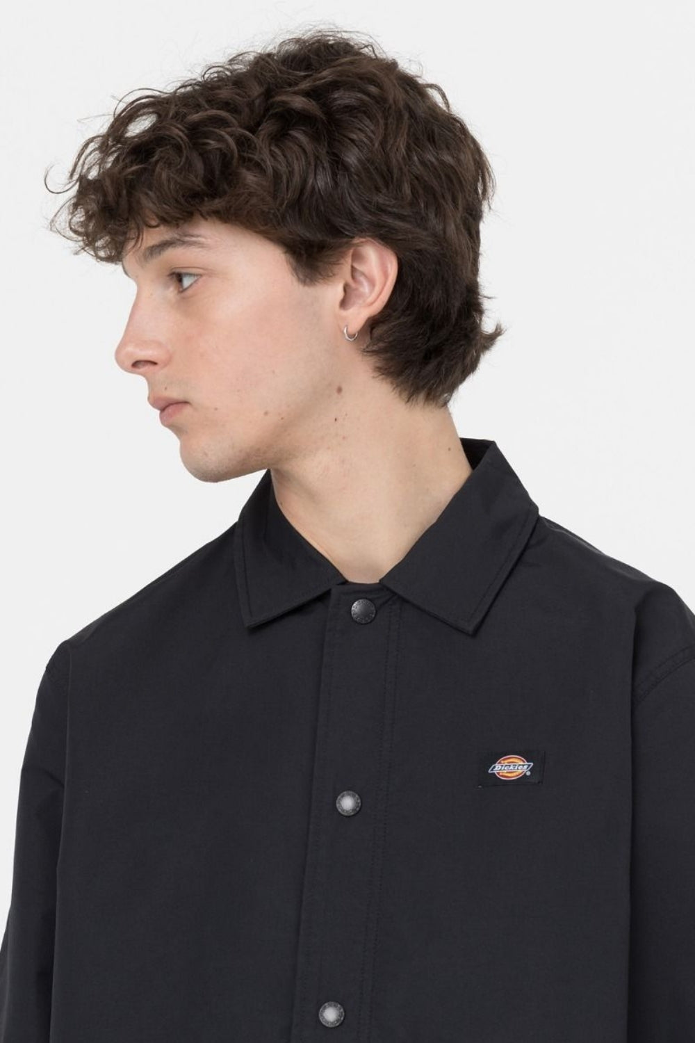 Dickies-Oakport Coach Jacket Black-Ceket-3-Milagron.com