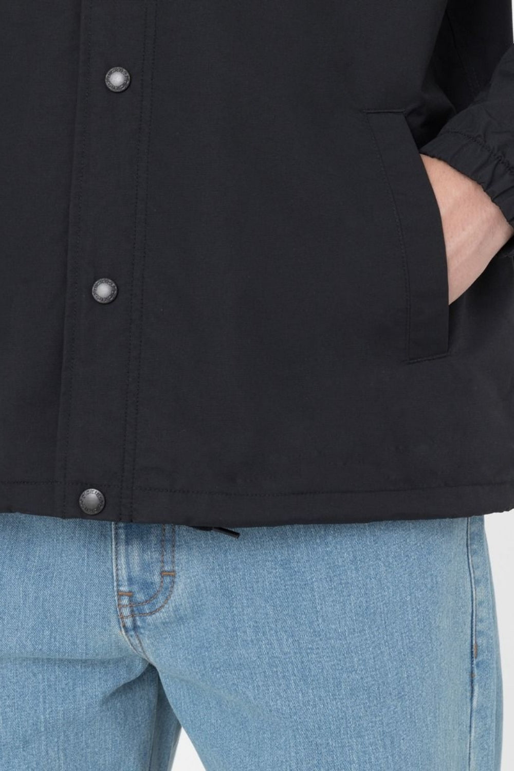 Dickies-Oakport Coach Jacket Black-Ceket-5-Milagron.com