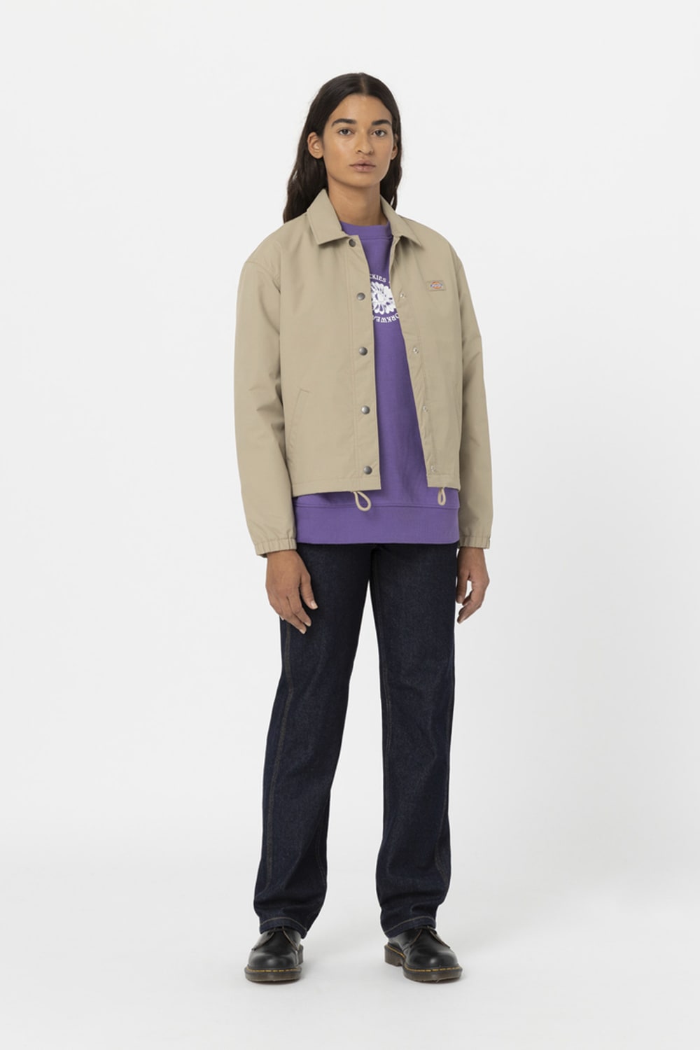 Dickies-Oakport Cropped Coach Jacket W-Yağmurluk-4-Milagron.com