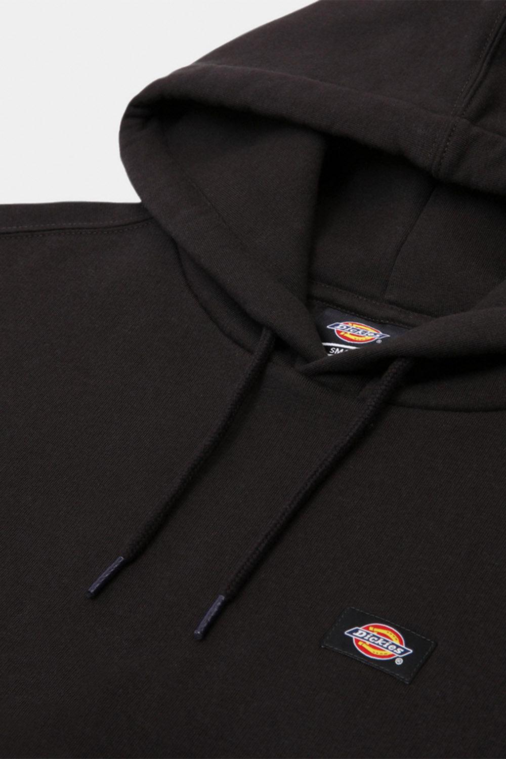 Dickies-Oakport Cropped Hoodie Black-Sweatshirts & Hoodies-9-Milagron.com