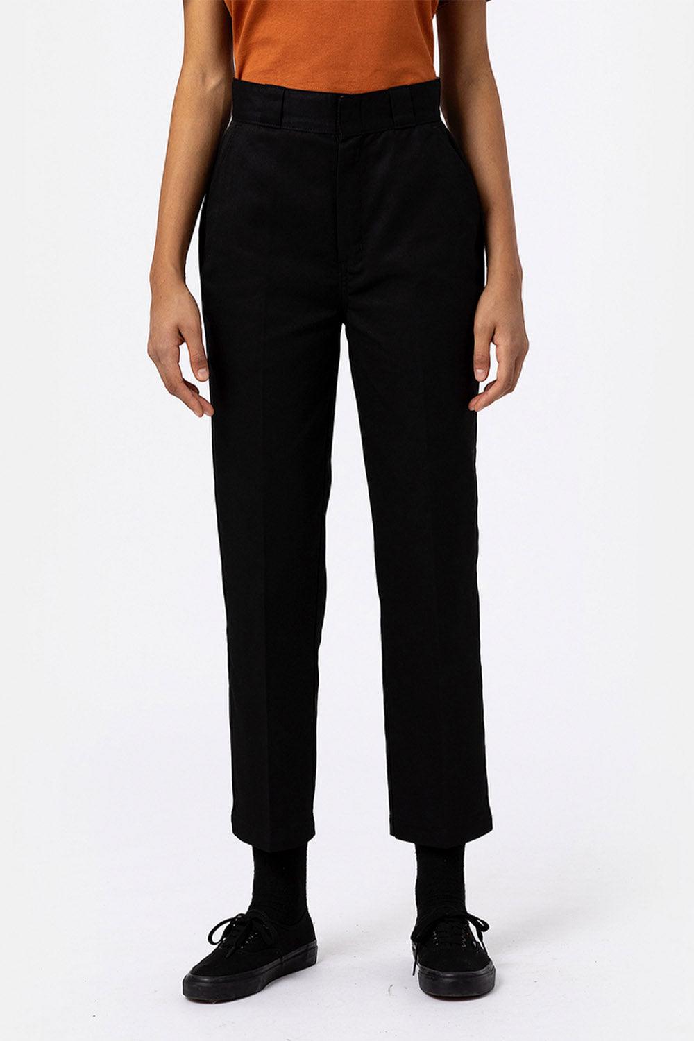 Dickies-Phoenix Cropped Rec Black-Kumaş Pantolon-1-Milagron.com