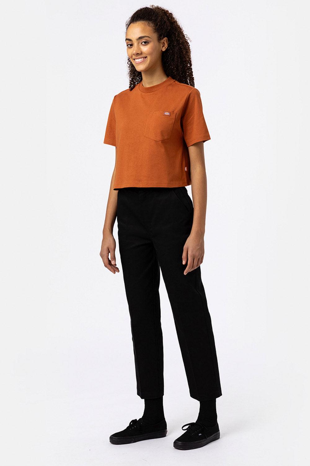 Dickies-Phoenix Cropped Rec Black-Kumaş Pantolon-4-Milagron.com