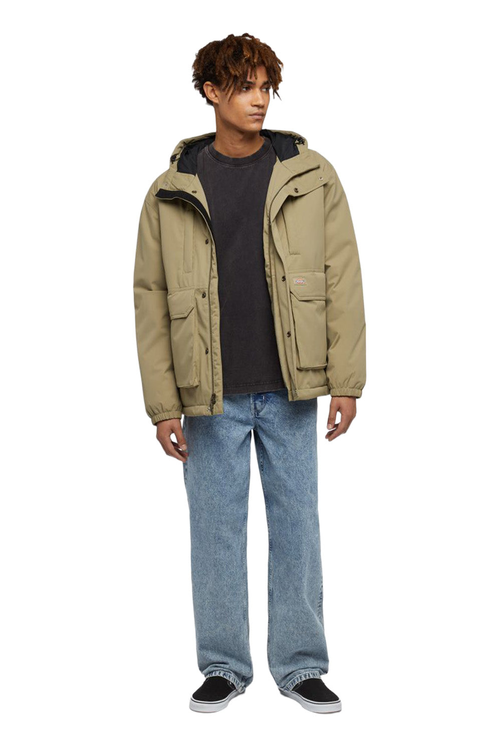 Dickies-Plentywood Tee Ls Erkek Yıkamalı Uzun Kollu T-Shirt-T-Shirts-3-Milagron.com