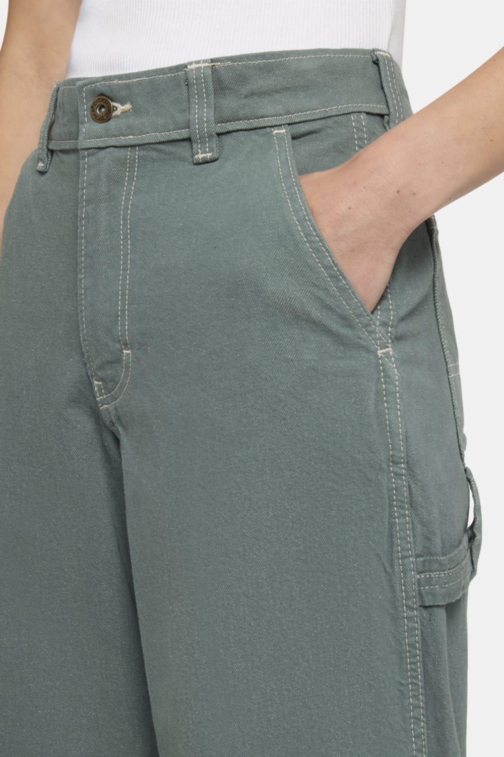 Dickies-Stevensville Carpenter W Lincoln Green-Kot Pantolon-5-Milagron.com