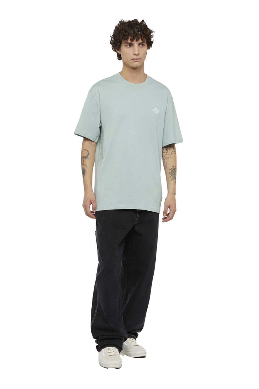 Dickies-Summerdale SS Tee Blue Surf-T-Shirts-4-Milagron.com