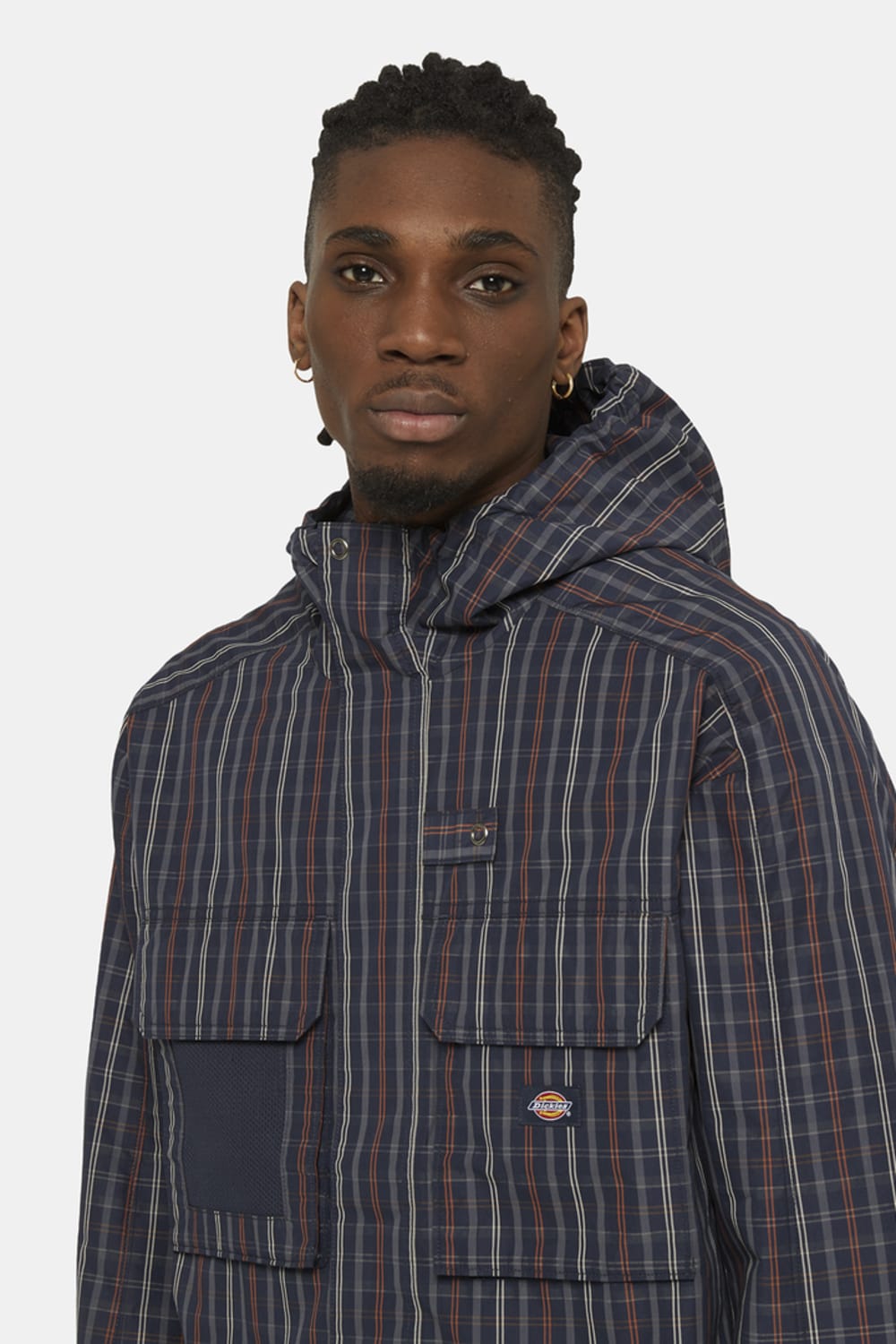 Dickies-Surry Jacket Outdoor Check Navy-Ceket-3-Milagron.com