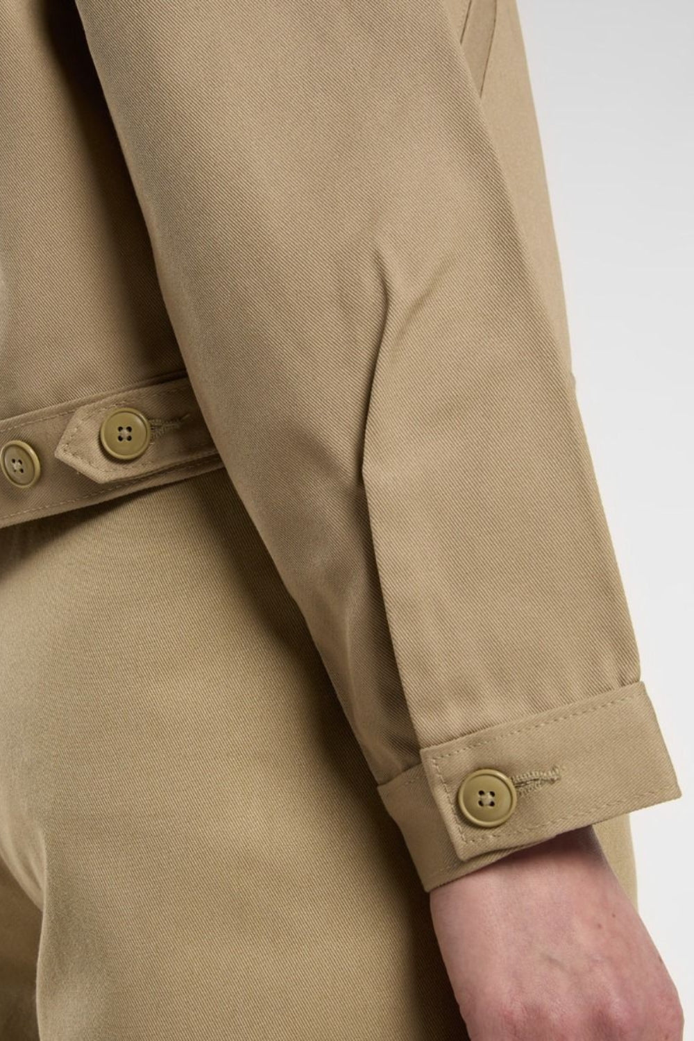 Dickies-Unlined Cropped Eisenhower Jacket Khaki-Ceket-5-Milagron.com