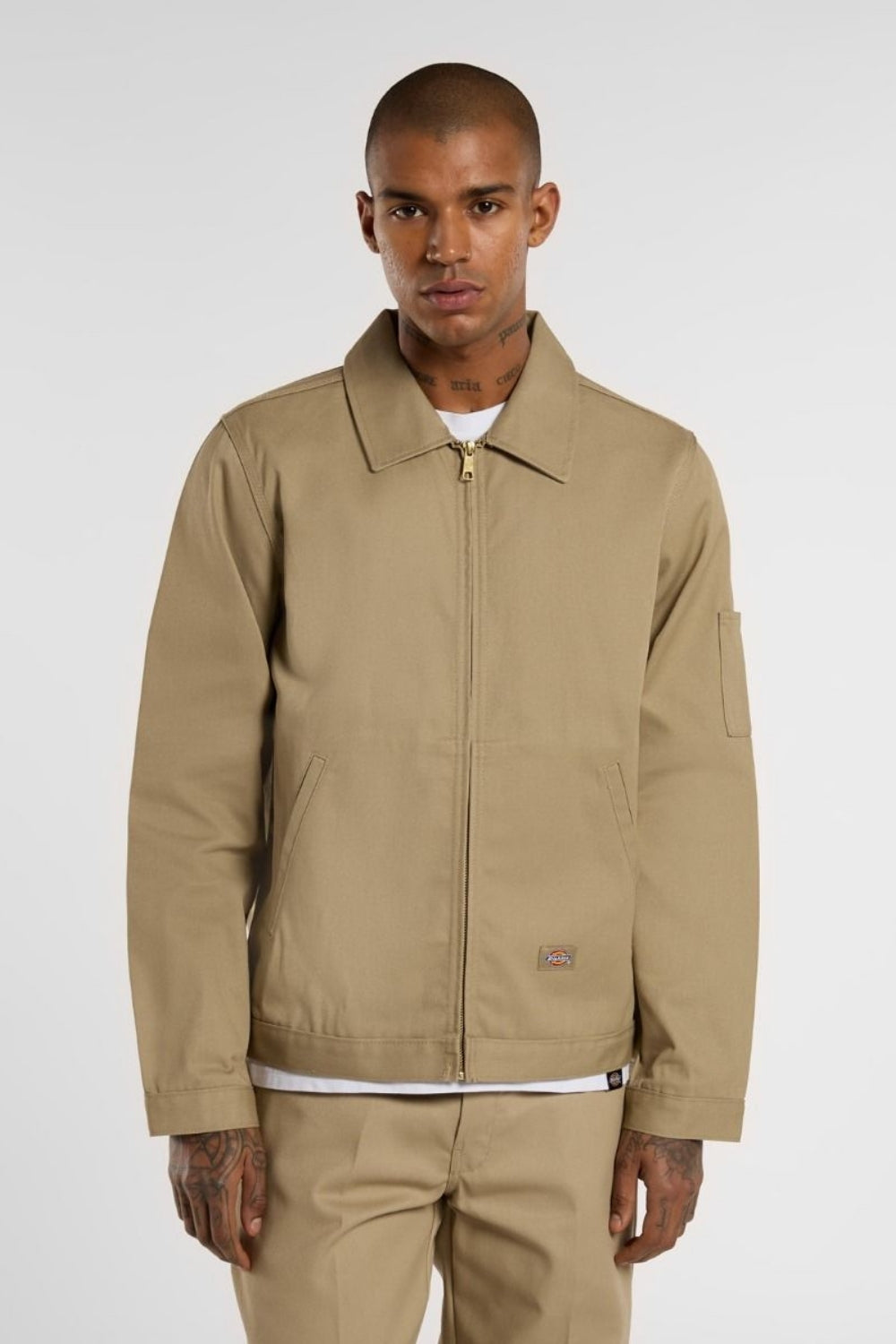 Dickies-Unlined Eisenhower Jacket Rec Khaki-Deri Mont-1-Milagron.com