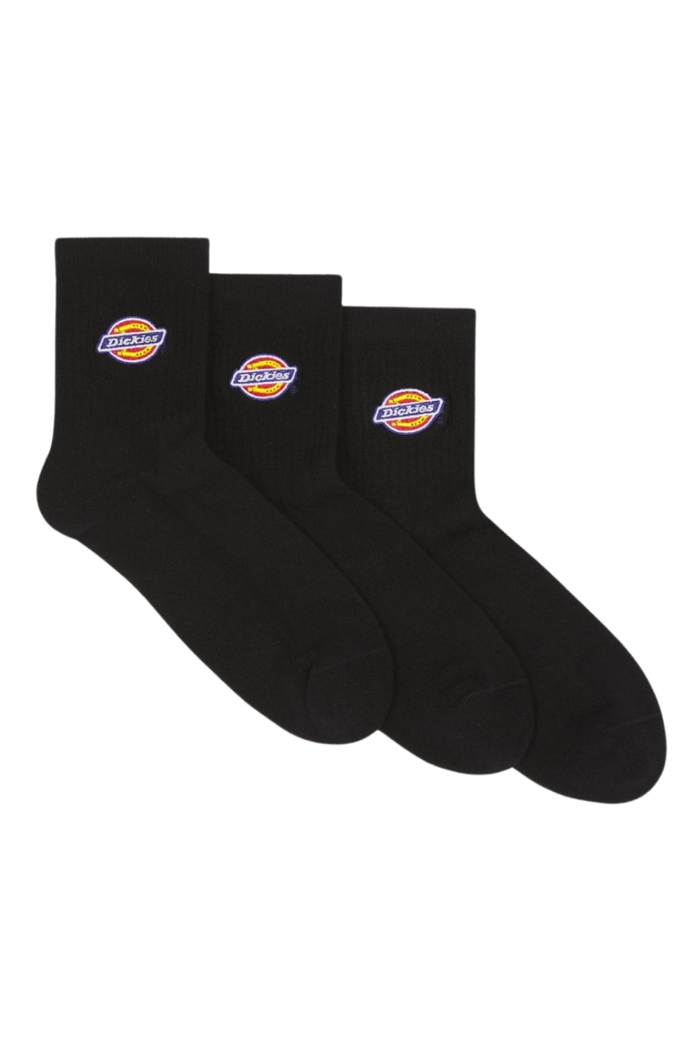 Dickies-Valley Grove Mid Black-Çorap-1-Milagron.com