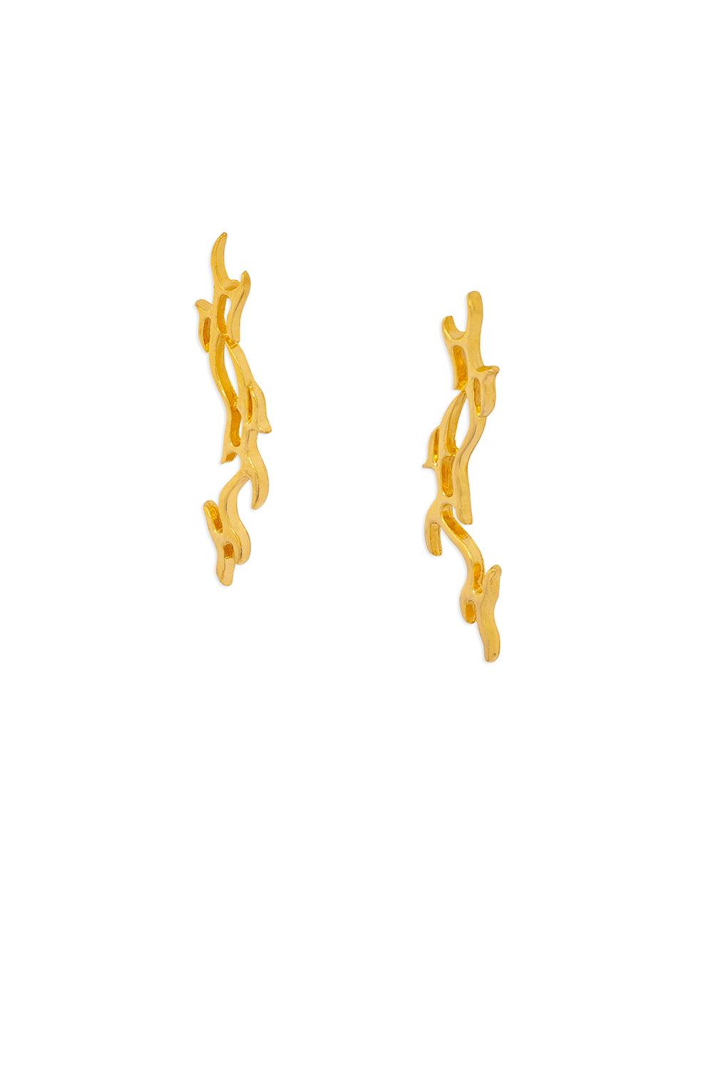 Dieci Dita-Flames Earring-Küpe-1-Milagron.com