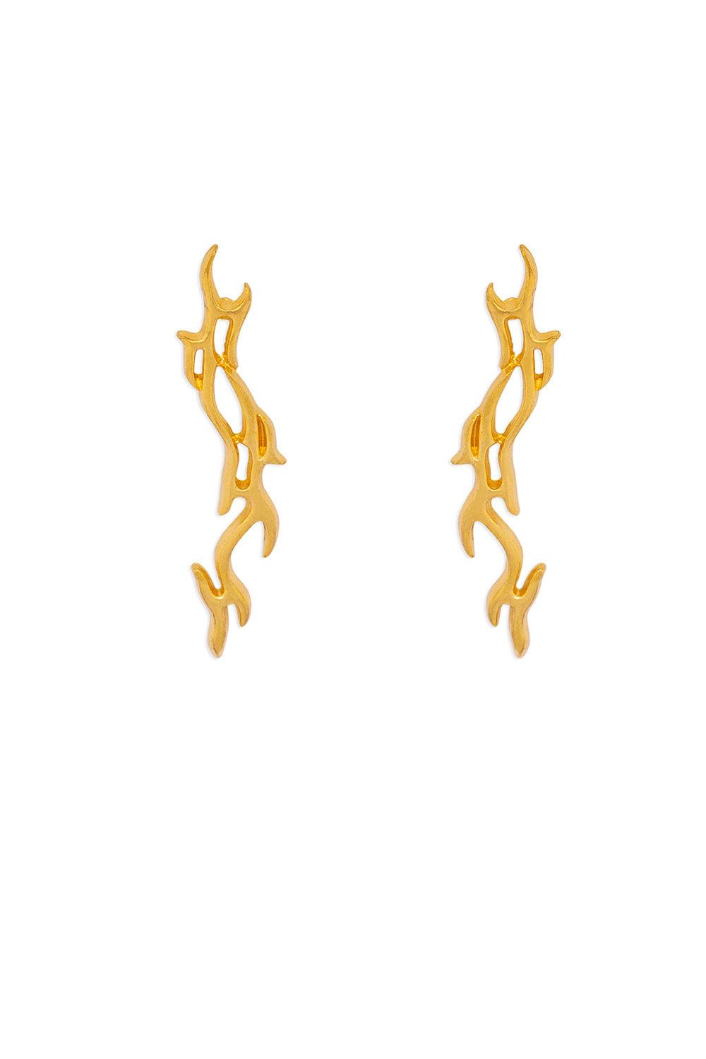 Dieci Dita-Flames Earring-Küpe-2-Milagron.com