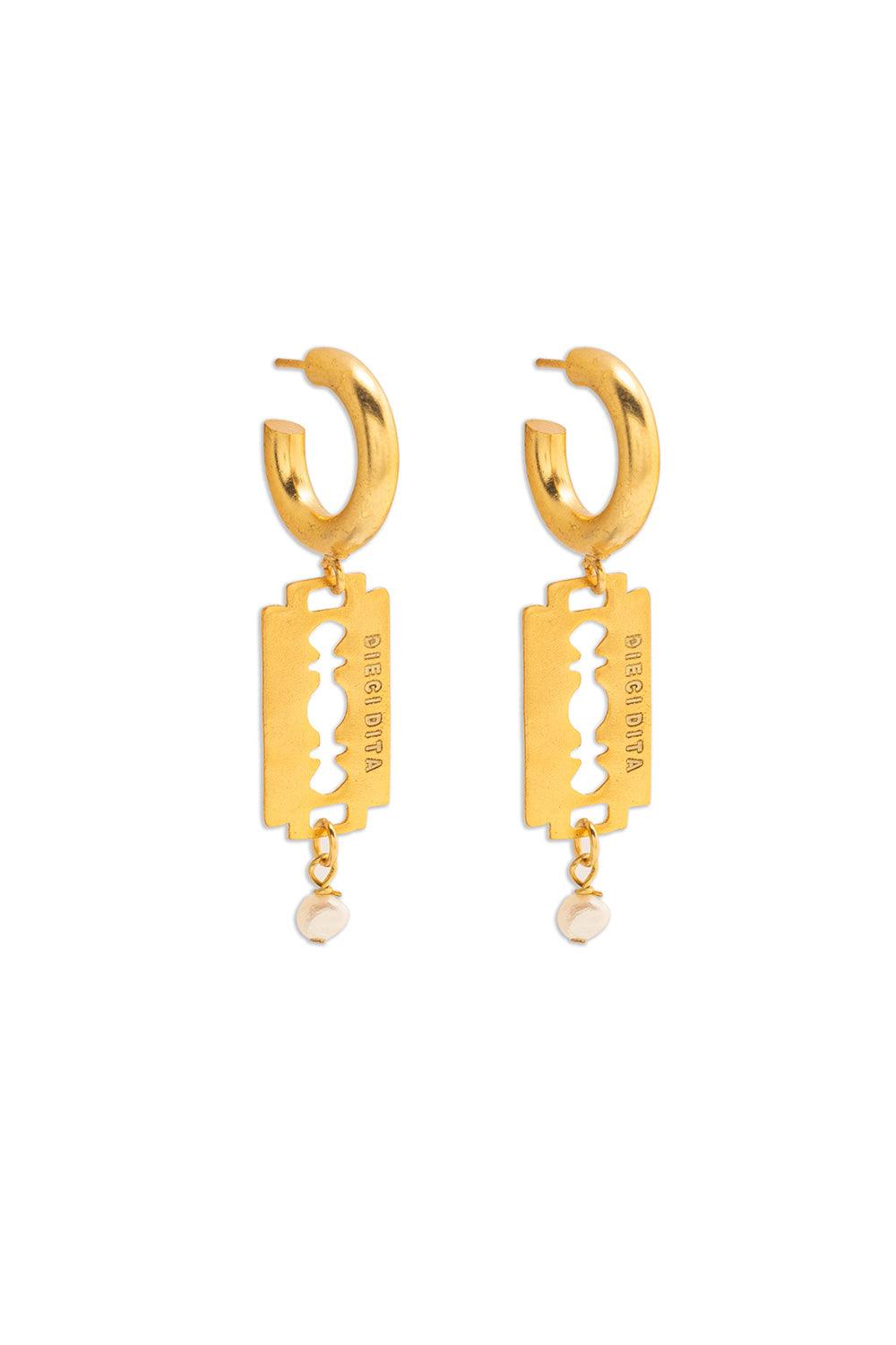 Dieci Dita-Jilet Earring-Küpe-1-Milagron.com