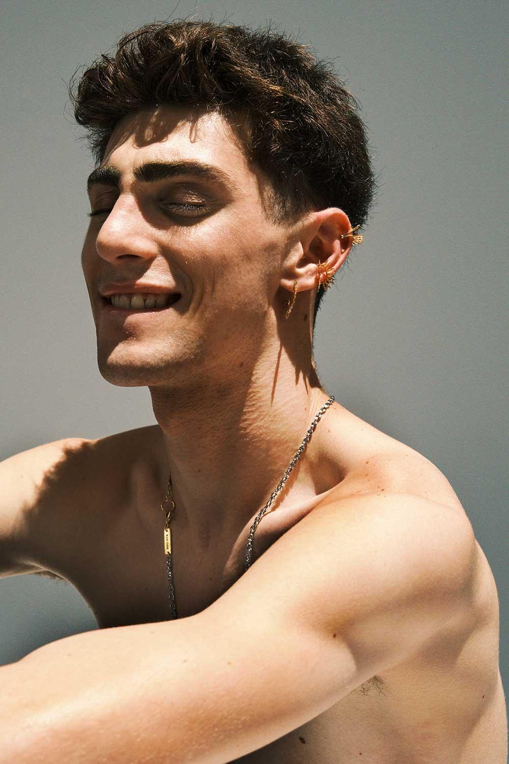 Dieci Dita-Spikier Cuff-Küpe-5-Milagron.com