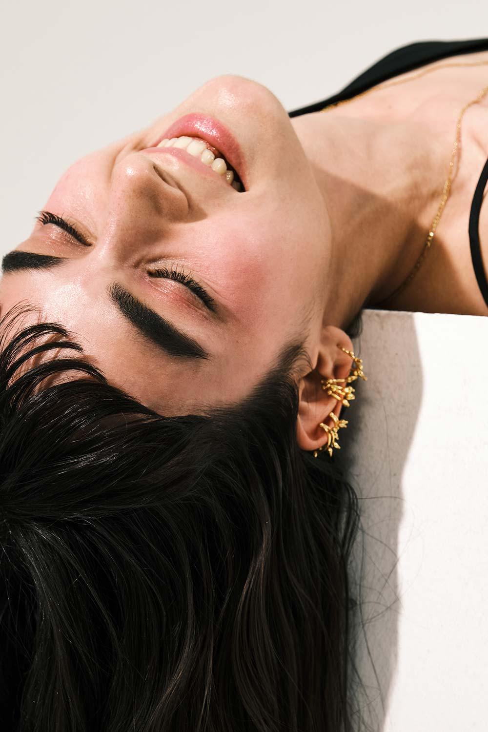 Dieci Dita-Spiky Hoop-Küpe-3-Milagron.com