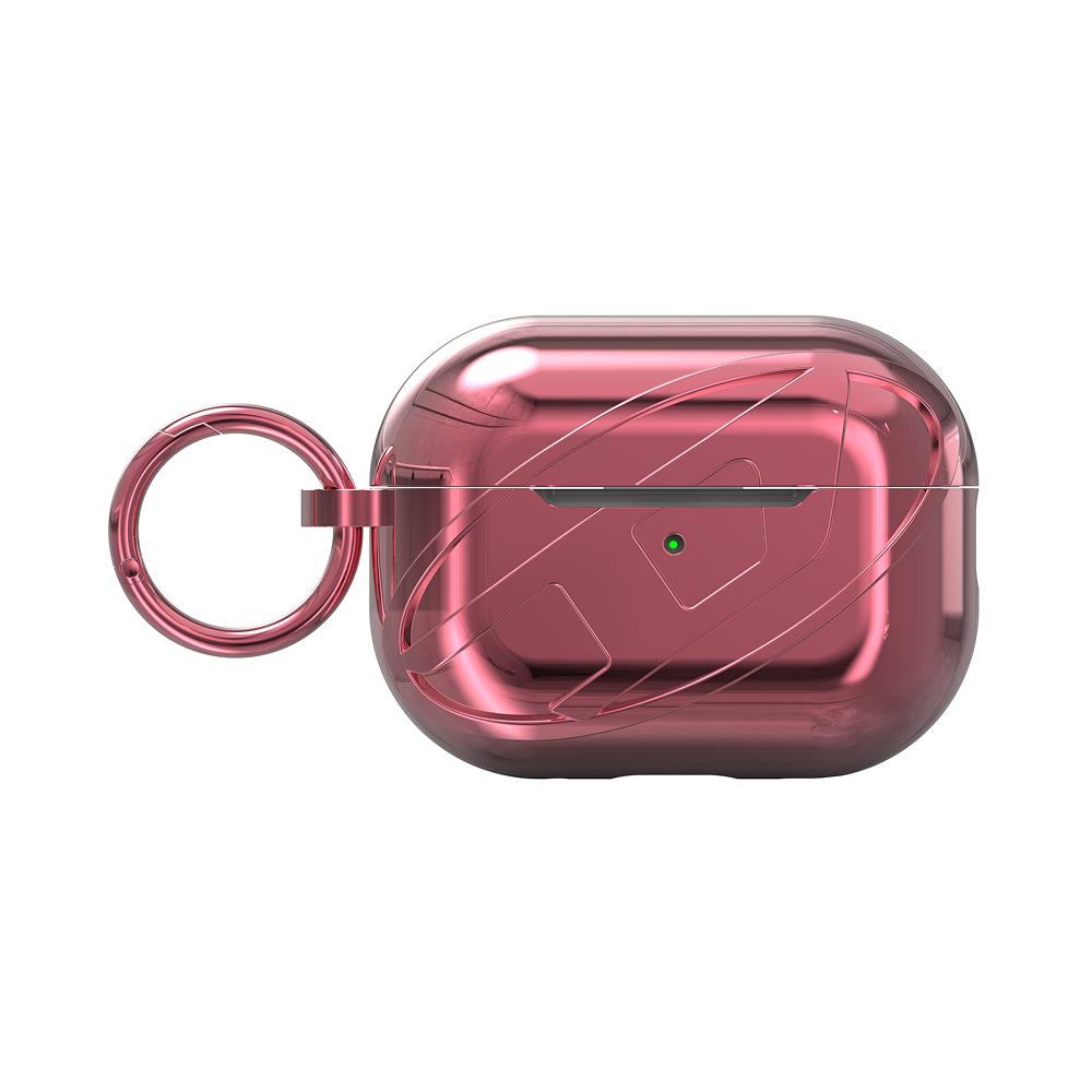 Diesel Airpods Pro / Pro 2 Için Parlak Kılıf - Pembe