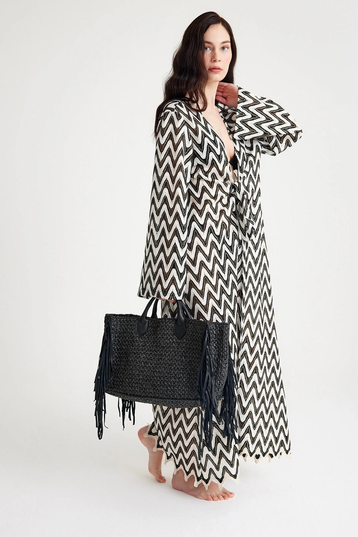 Hera Raffia Tote Bag