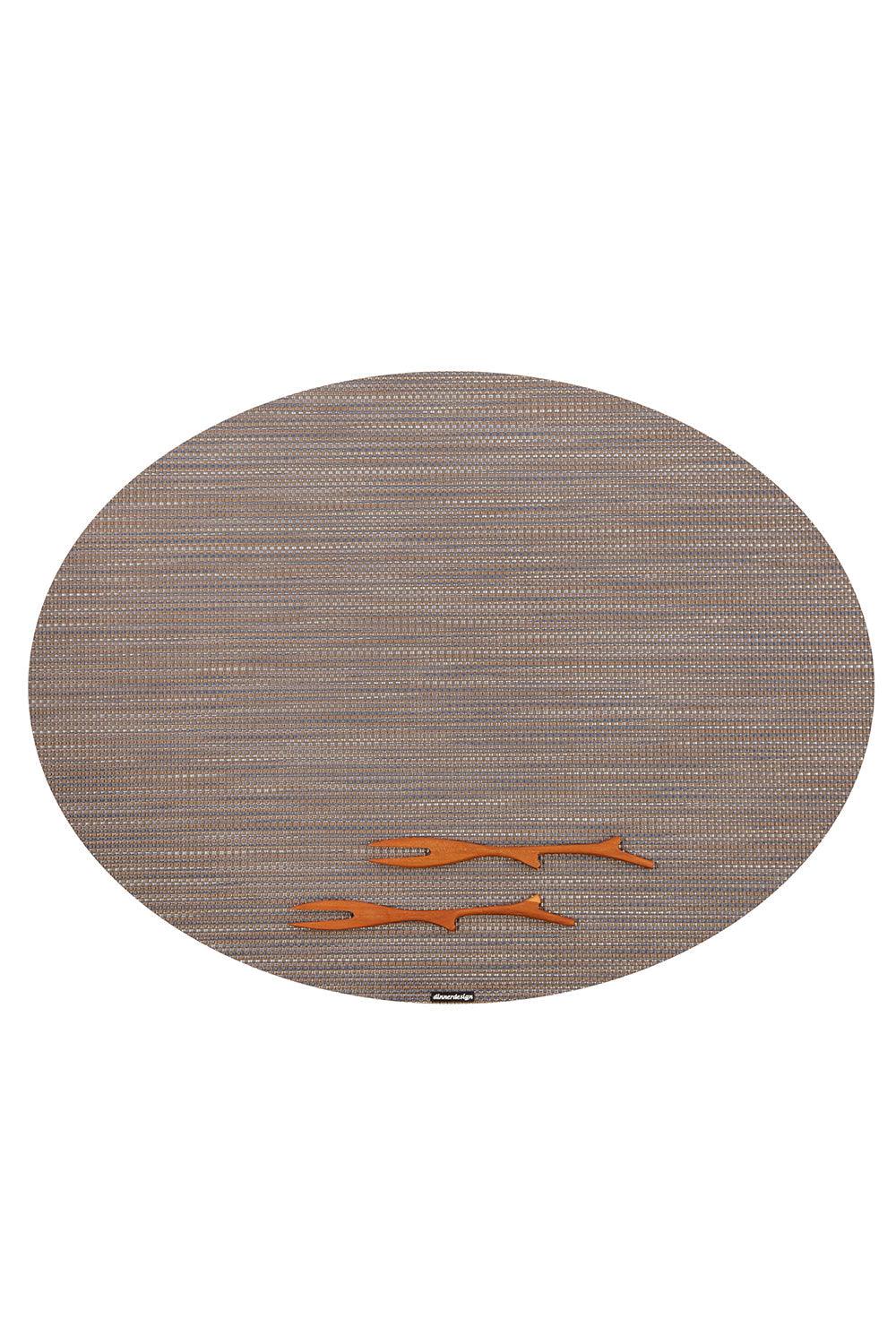 Dinnerdesign-Chroma Cedar Oval Amerikan Servis 36x49 cm-Sunum Aksesuarları-1-Milagron.com