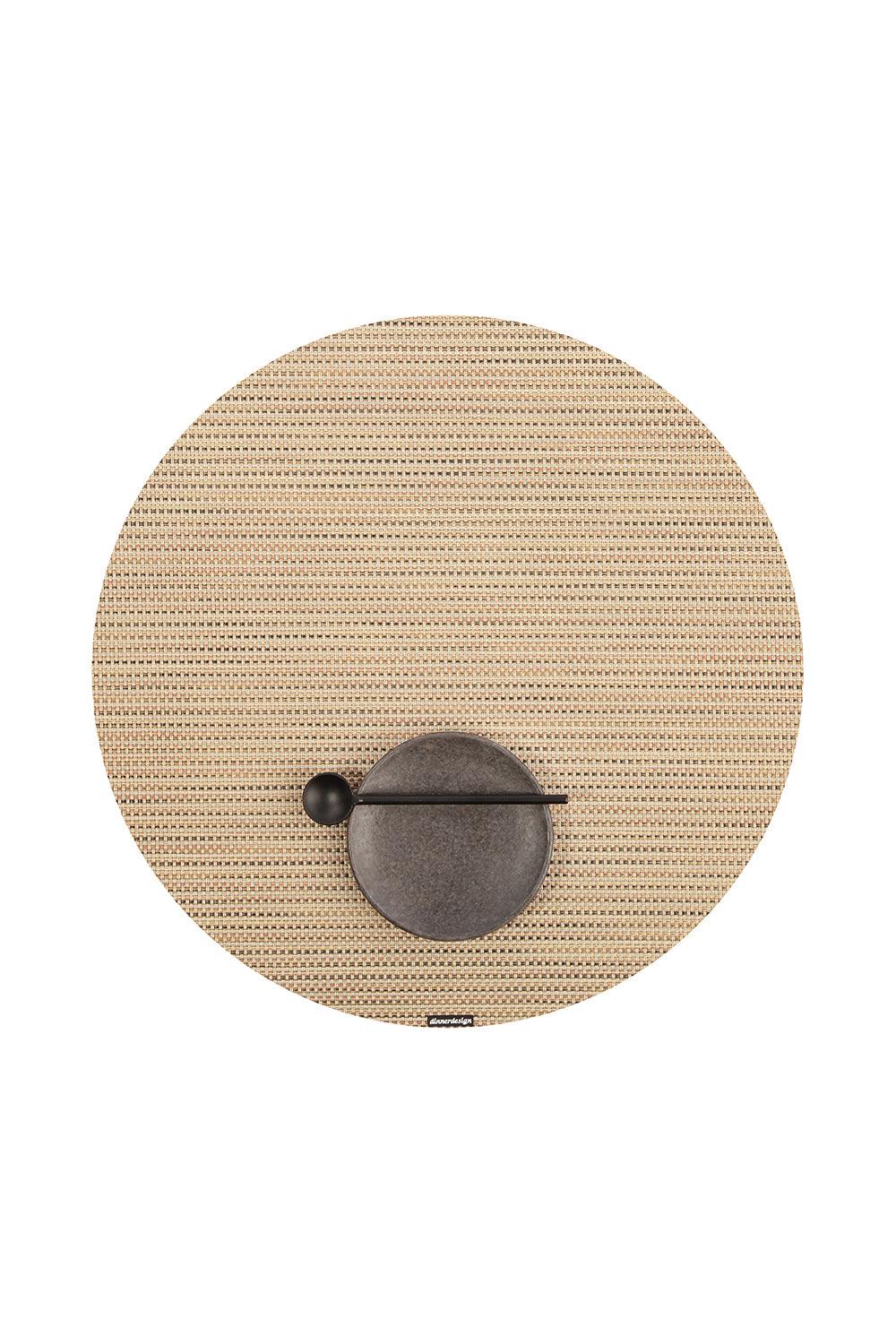 Dinnerdesign-Chroma Wood Yuvarlak Amerikan Servis 40 cm-Sunum Aksesuarları-1-Milagron.com