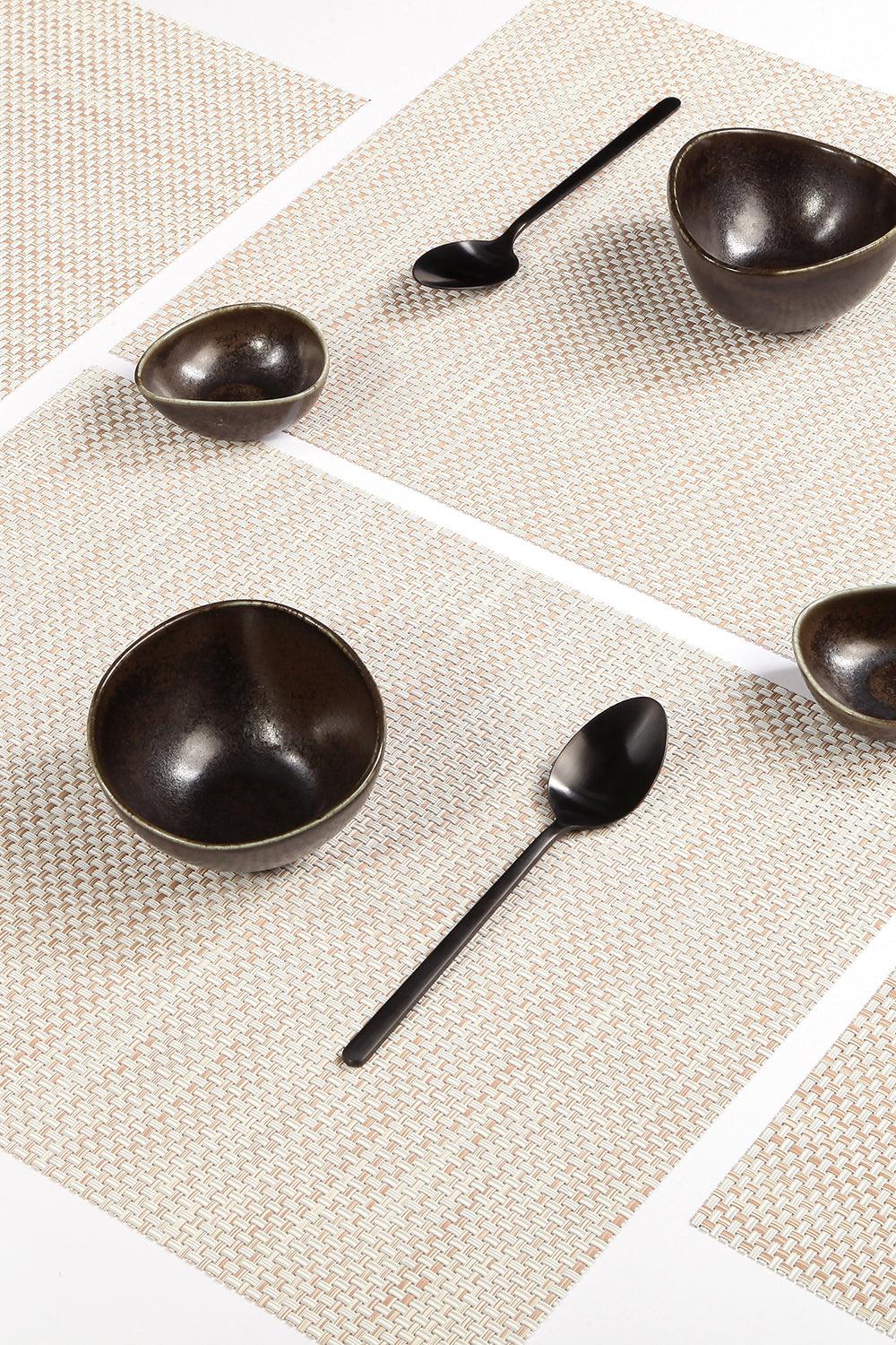 Dinnerdesign-Horizon Beige Dikdörtgen Amerikan Servis 34x45 cm-Sunum Aksesuarları-3-Milagron.com