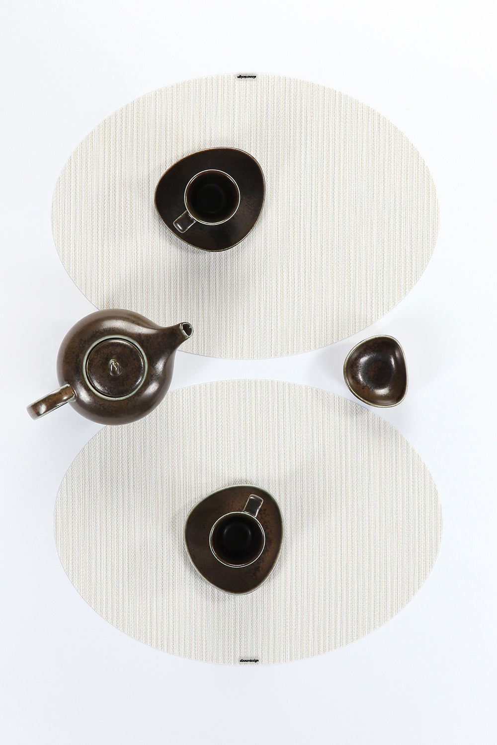 Dinnerdesign-Illusion Pearl Oval Amerikan Servis 36x49 cm-Sunum Aksesuarları-5-Milagron.com