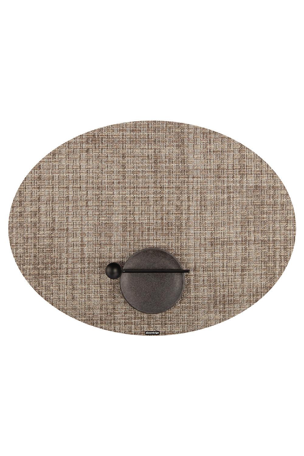 Dinnerdesign-Magna Brown Oval Amerikan Servis 36x49 cm-Sunum Aksesuarları-1-Milagron.com