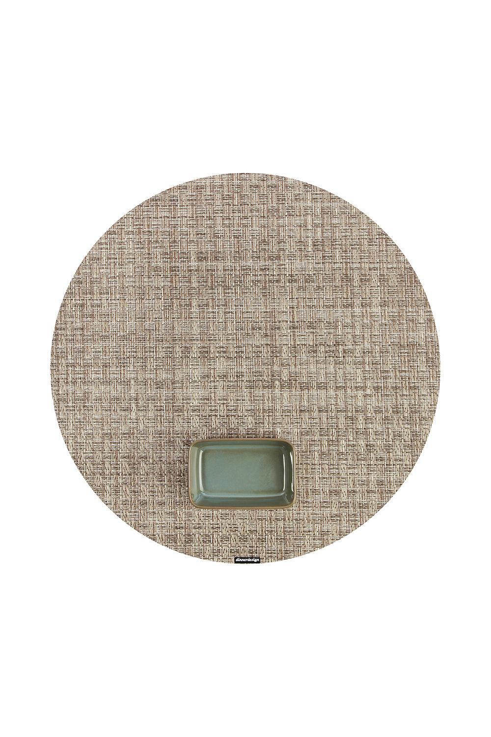 Dinnerdesign-Magna Brown Yuvarlak Amerikan Servis 40 cm-Sunum Aksesuarları-1-Milagron.com