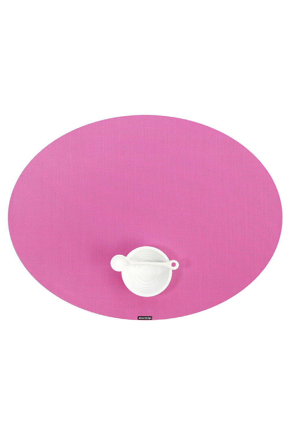 Dinnerdesign-Siena Fuscia Oval Amerikan Servis 36x49 cm-Sunum Aksesuarları-1-Milagron.com