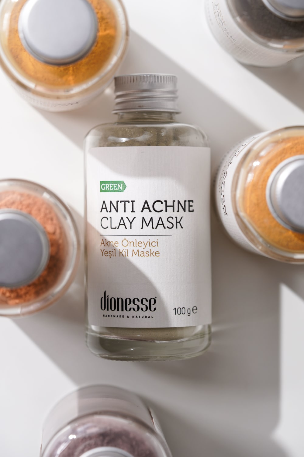 Dionesse-Akne Önleyici Detoks Yeşil Kil 100gr-Yüz Maskesi-3-Milagron.com