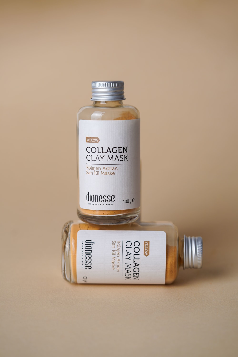 Dionesse-Kolajen Artıran Detoks Sarı Kil 100gr-Yüz Maskesi-4-Milagron.com