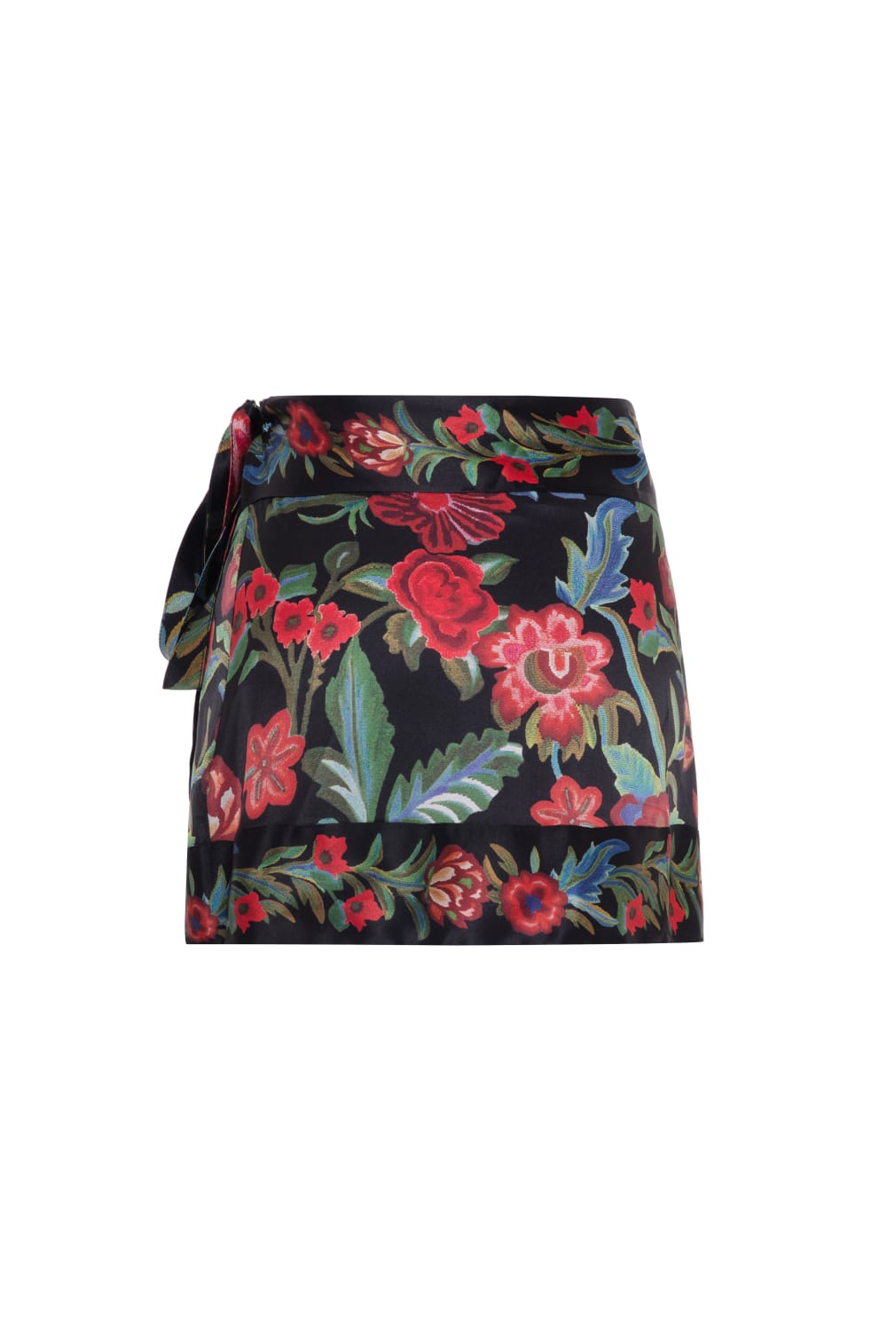 Direct Message-Black Roses Skirt Short-Etek-1-Milagron.com