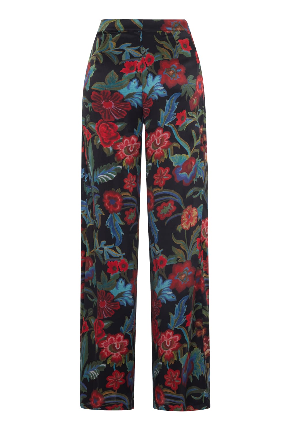 Direct Message-Black Roses Trousers-Pantolon-2-Milagron.com